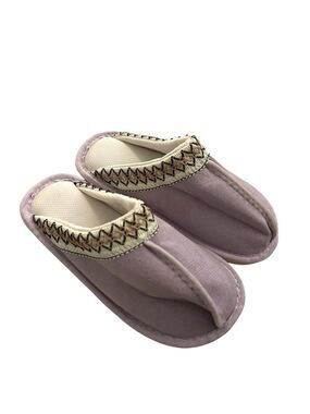 Kids Purple Slip On Slippers